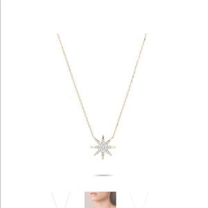 Adina Reyter solid 14k gold and diamond necklace